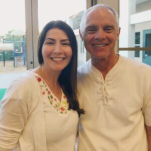 Nadia e o professor Adyashanti